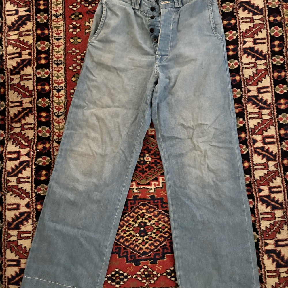 imogene + willie Light Blue Wide-Leg Jeans